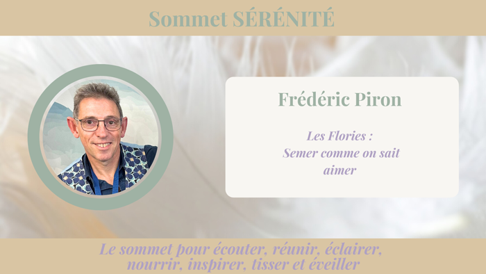 Frédéric Piron: semer l’amour pour traverser le deuil