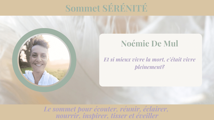 Noémie De Mul : vivre pleinement pour apprivoiser la mort