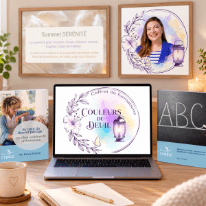 Coffret Couleurs du deuil – formations proposées par Nancy Richard